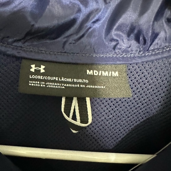 Under Armour Men's Navy Performance Jacket - Picture 4 of 4